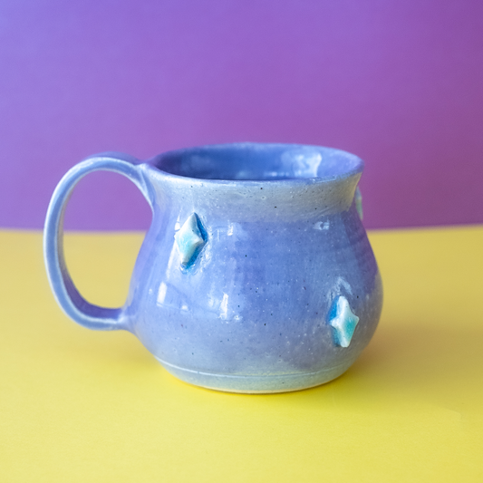 Taza Violeta Estrellada